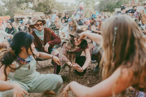 lucidity music festival participants dancing