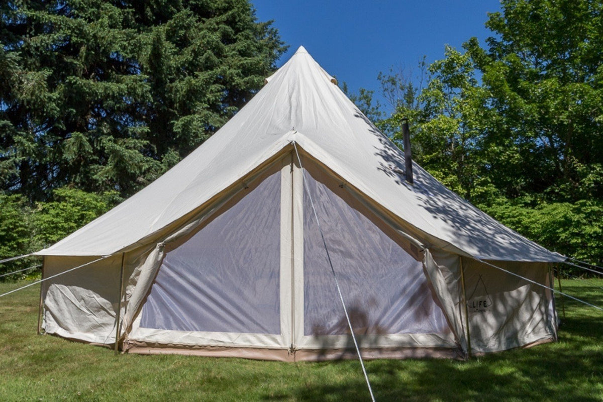 20 6M Timberline Exchange Bell Tent Commercial Glamping Tent Life inTents