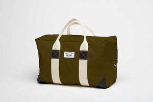 green duffel bag by eena