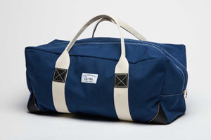 blue duffel bag by beckel