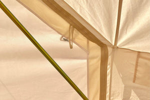 bell tent door zipper