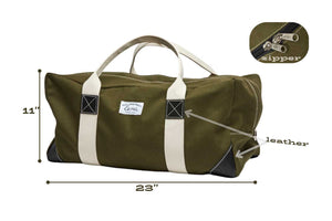 width and height of duffel bag