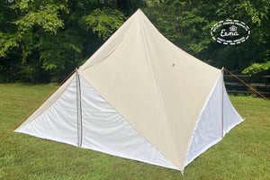 white canvas tent