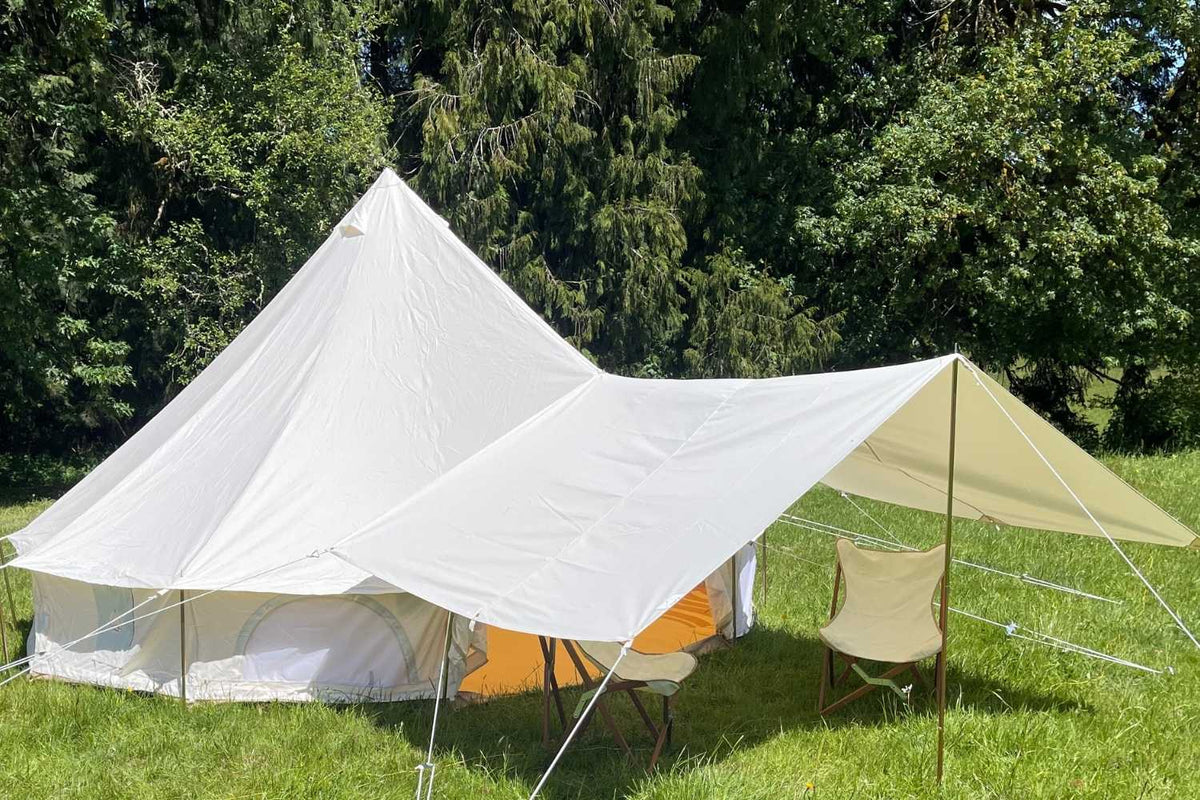 Bell Tent Awning | Entrance Canopy Cover - Life inTents