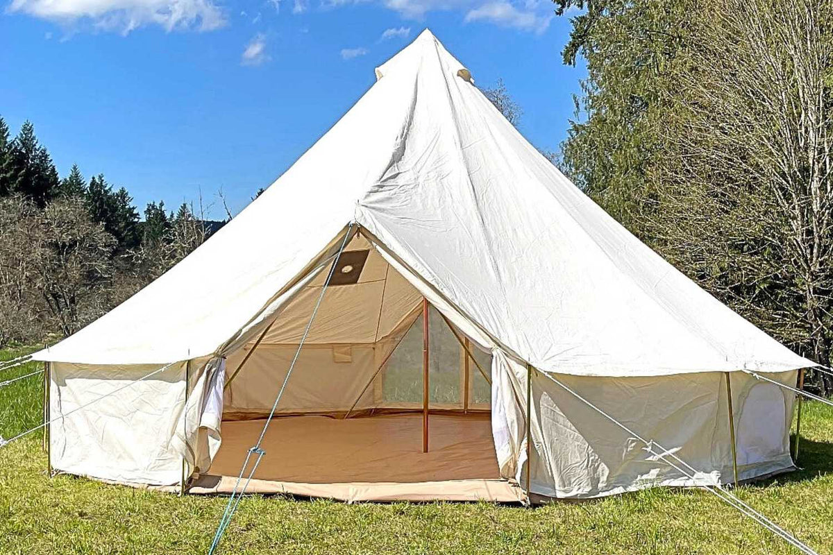 Canvas bell tent best sale