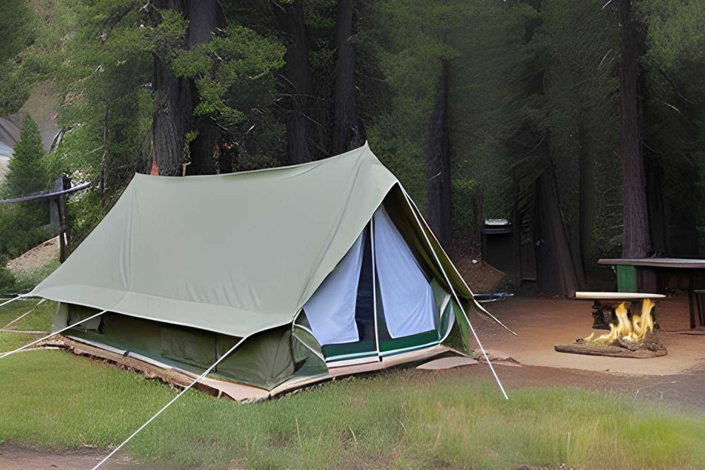 Canvas A-Frame Tent - The Scout About