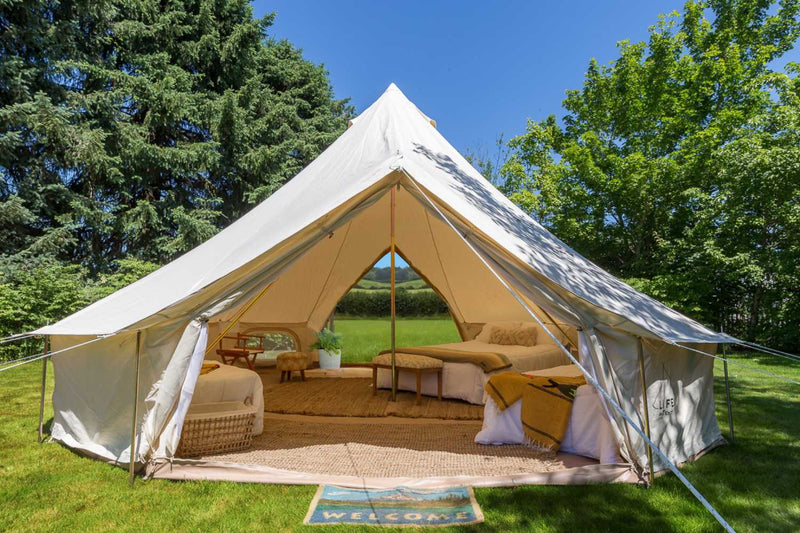 19' (6M) Fernweh™ Double Door Bell Tent | Purchase a Huge Yurt Tent ...